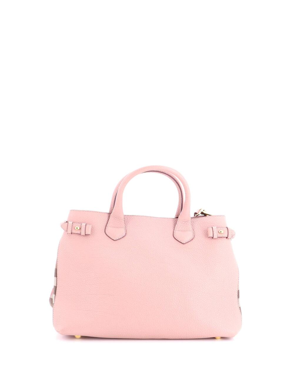 Burberry Banner Tote Leather And House #270234B76B - Picture 3 of 7